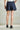 Brooke|Versatile poly blend high-waist shorts
