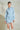 Merrin|Pleat Detail Striped Dress