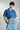 Lapis|Denim Seamed Crop Shirt