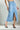 Akari|Denim Frayed Midi Skirt