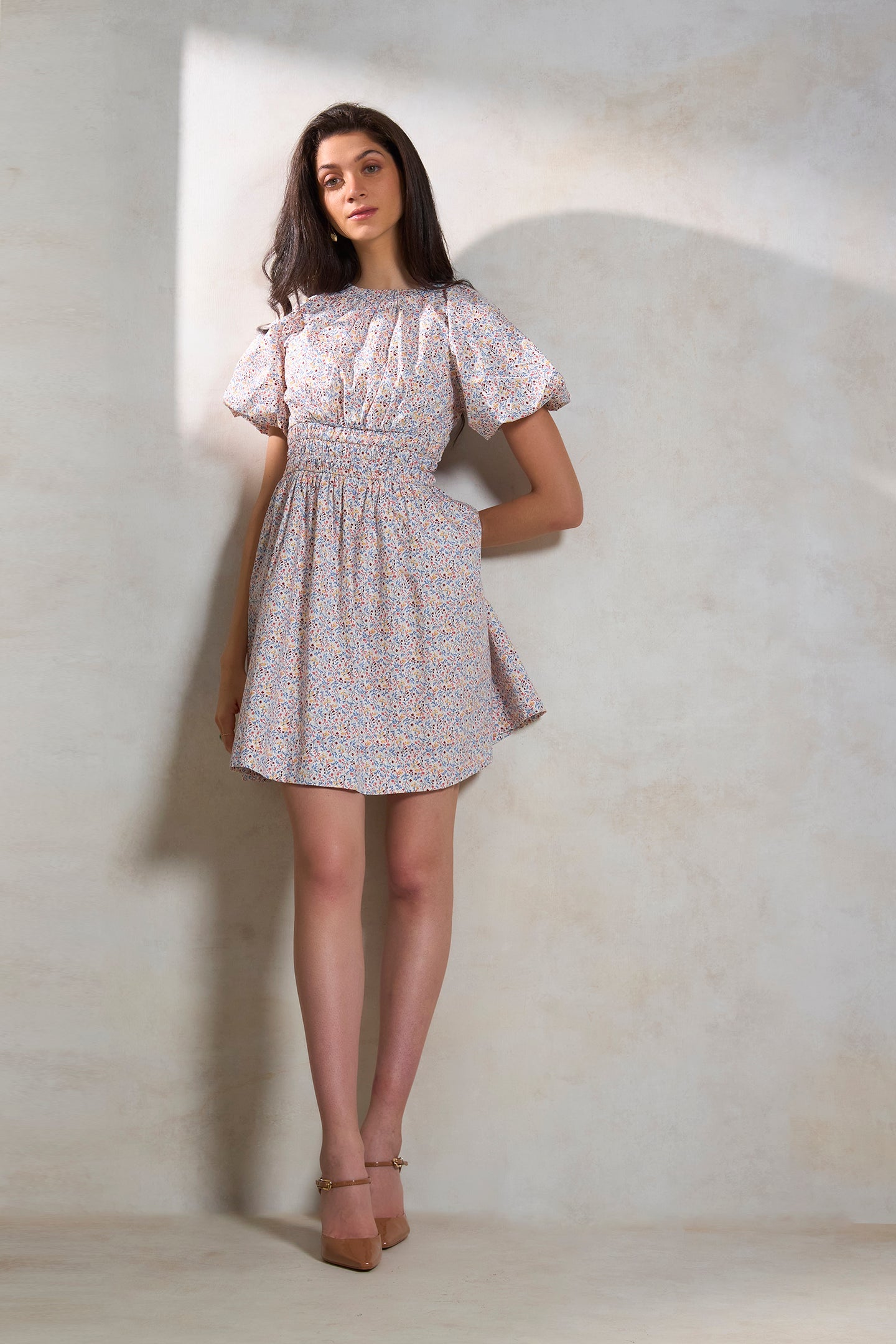 Emily|Comfiest Cotton Dress with Back Detail