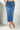 Sloane|Denim Midi Slit Skirt