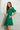 Mona|Soft cotton green schiffli tiered dress