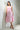 Evelina|Tiered Pink Cotton Dress