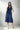 Evita|Tiered Blue Cotton Dress