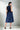 Evita|Tiered Blue Cotton Dress