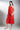 Emilie|Cotton Coral Midi Dress