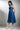Gabrielle|Denim Banded Flared Dress