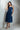 Gabrielle|Denim Banded Flared Dress