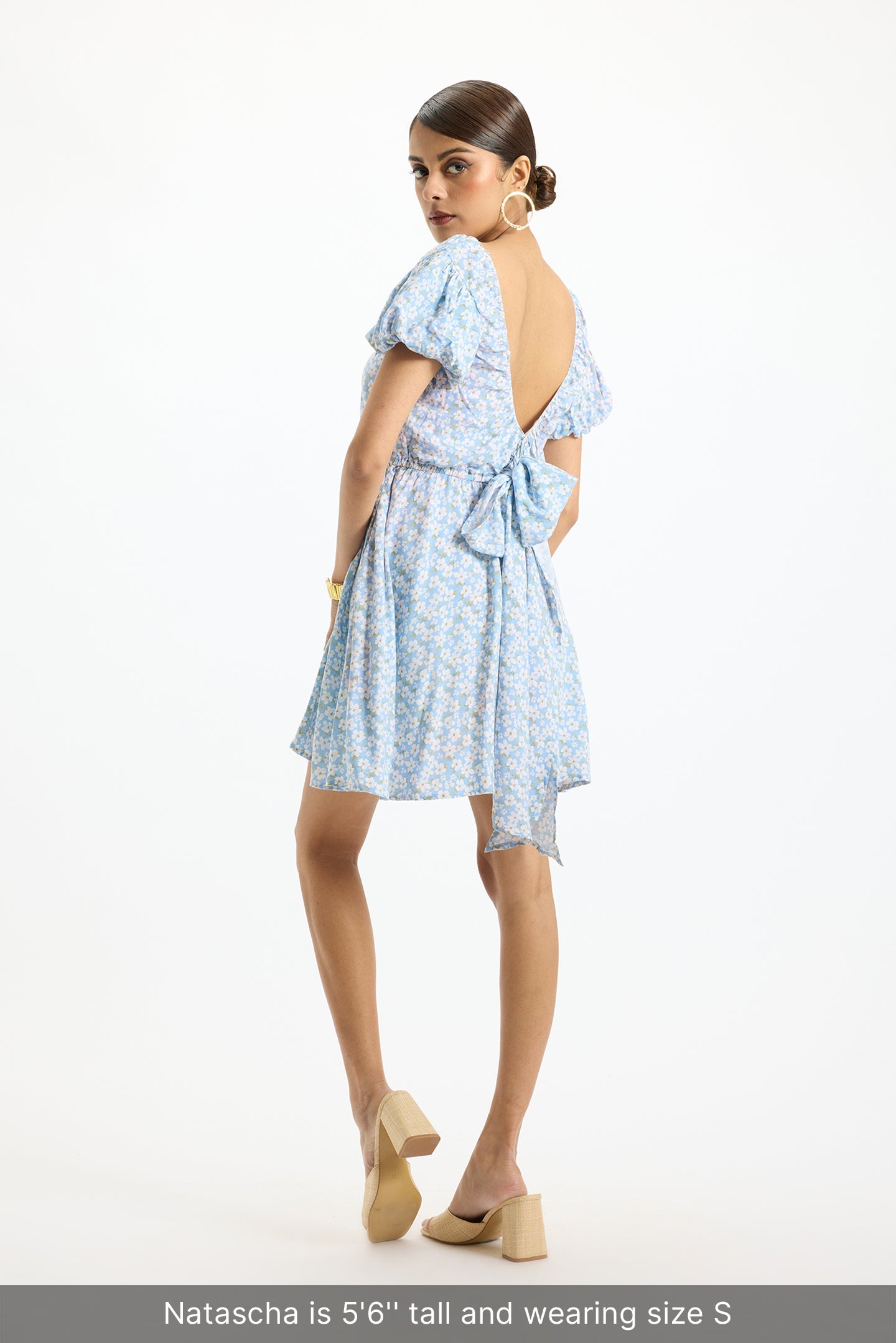 Avani|Viscose Tie-Up Dress with Pockets