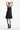 Raahika|Dancing Dots Little Black Dress with Pockets