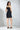 Tyra|Classy Black Slip Dress With Asymmetric Neckline