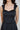 Monica|Chic Lycra Satin Black Corset Detail Dress