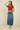 Axel|Denim Panelled Midi Skirt