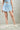 Alora 2.0 Gathered Skirt|Blue Buttoned Gathered Skirt