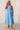 Tisha|Trucotton Blue Gathered Tiered Maxi Dress