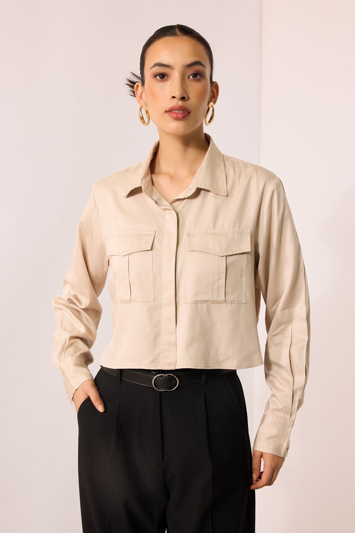 Nikohl|High - Low Hem Shirt