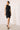 Hudson|Tru Cotton Black Belted Midi Dress