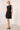 Hudson|Tru Cotton Black Belted Midi Dress