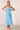 Tisha|Trucotton Blue Gathered Tiered Maxi Dress