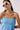 Tisha|Trucotton Blue Gathered Tiered Maxi Dress